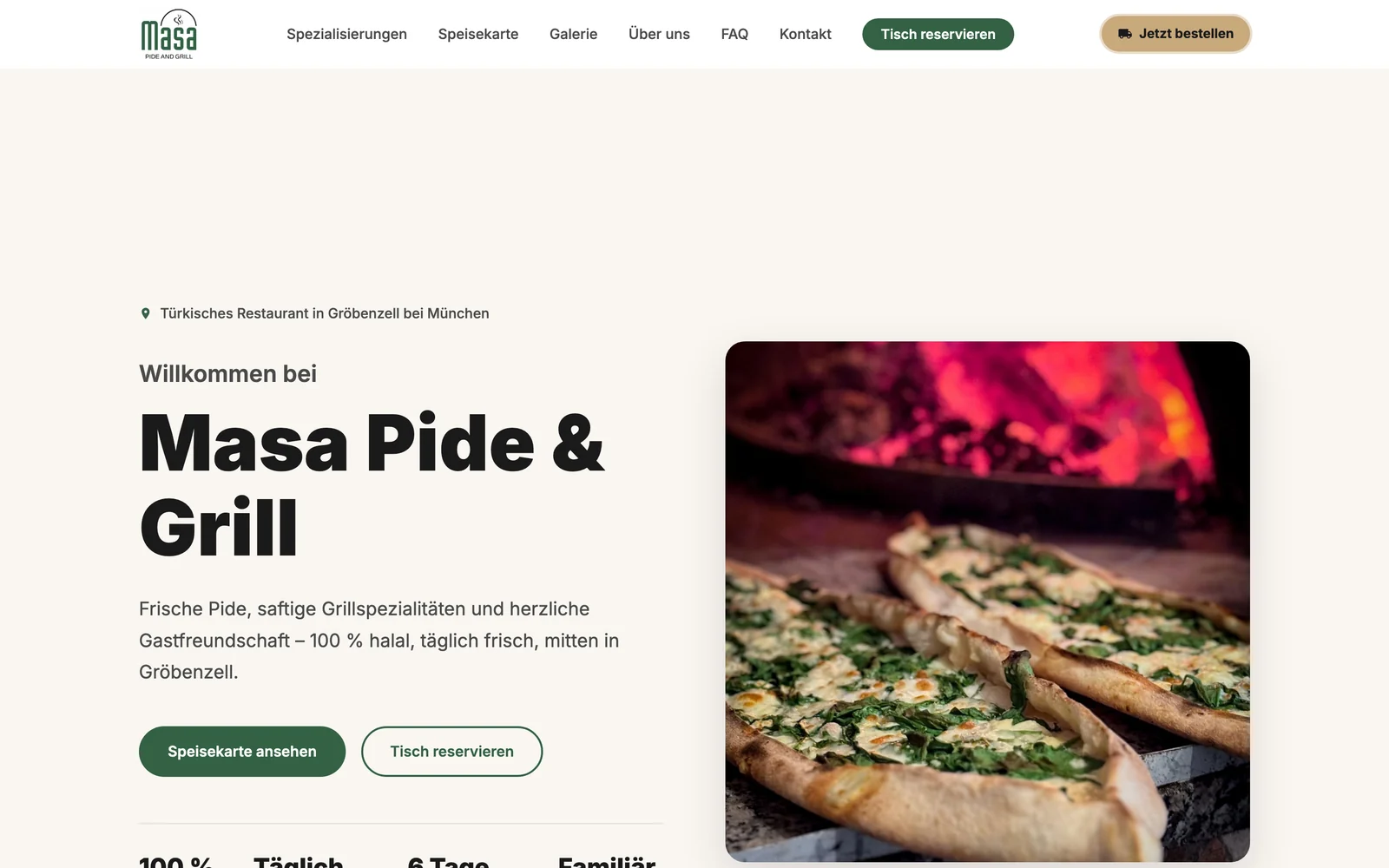 Startseite von Masa Pide & Grill