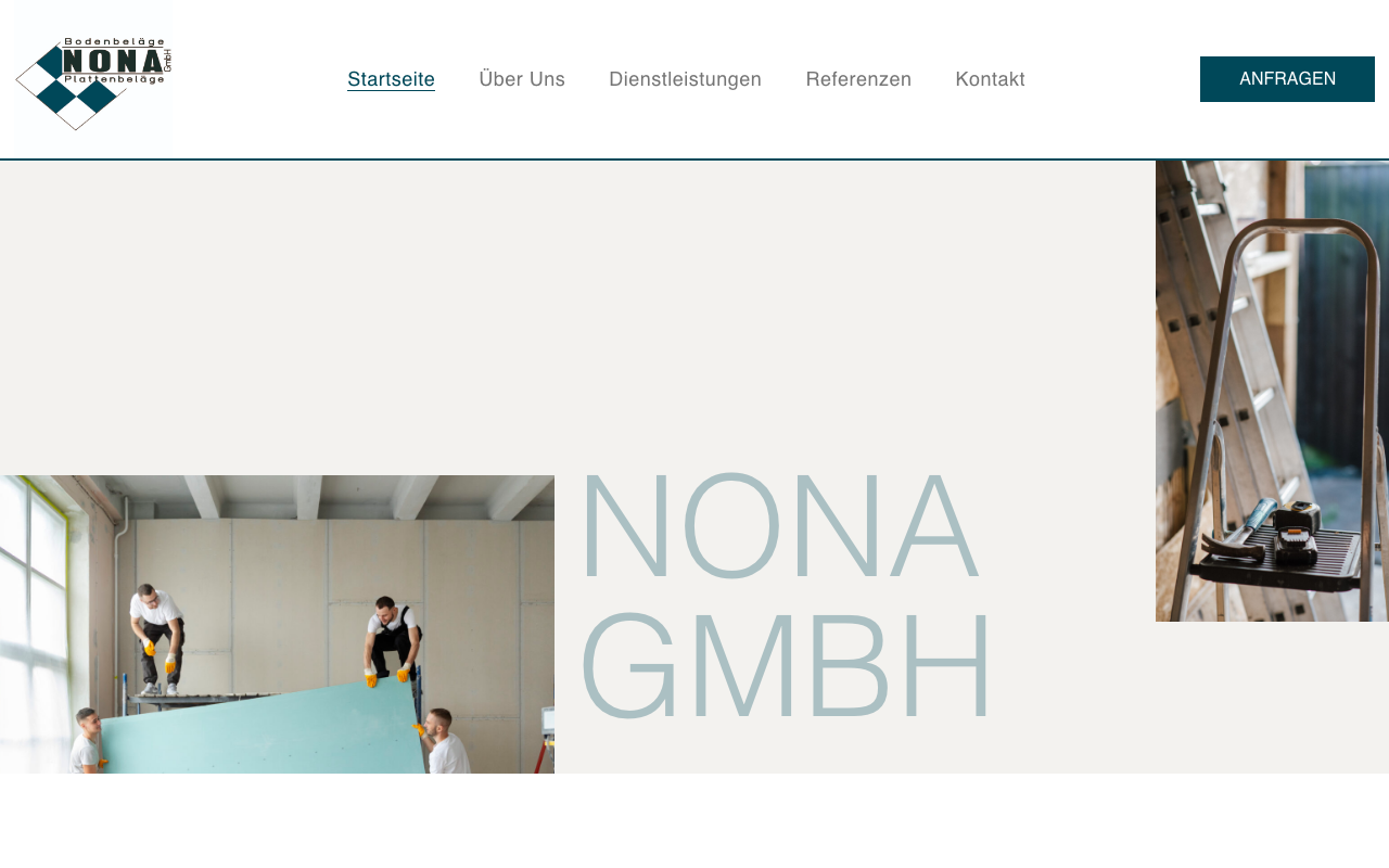Nona GmbH Website – Platten & Bodenbeläge