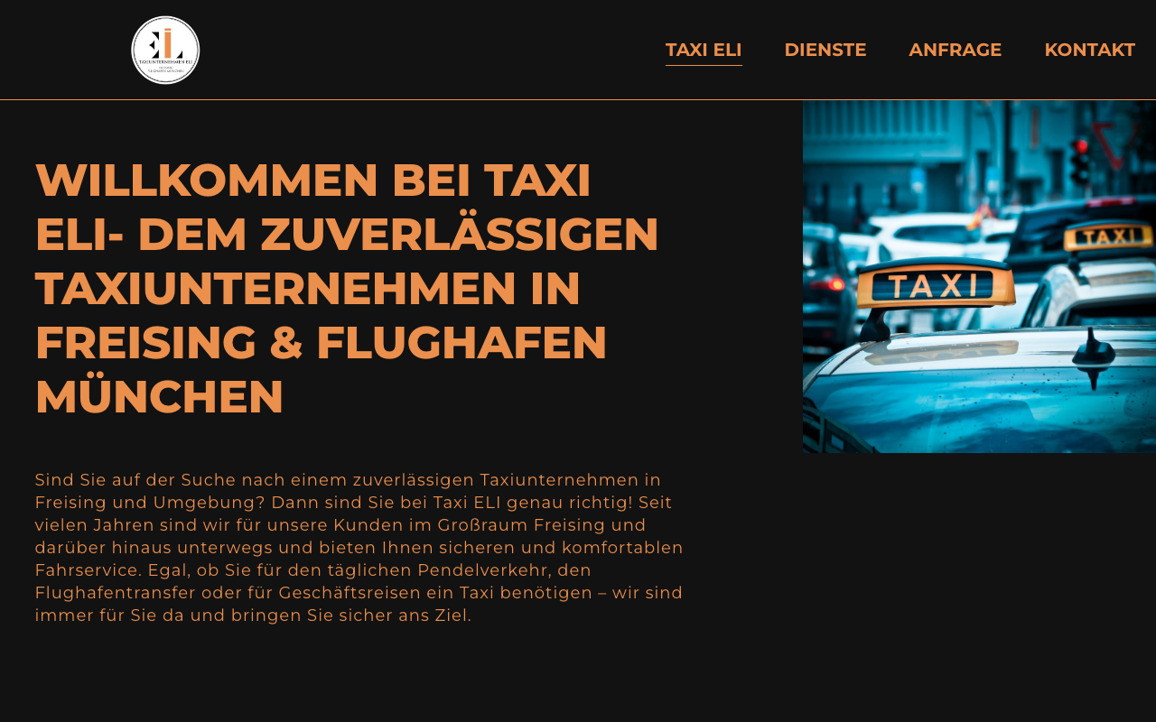 Taxi Eli Website